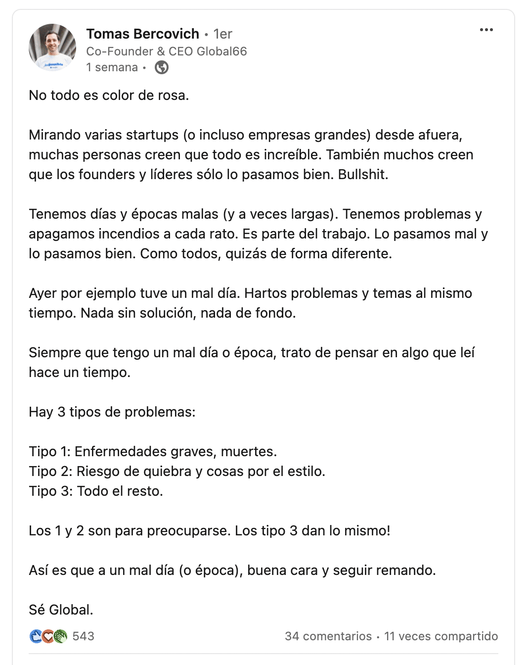 Liderazgo de pensamiento: Usar la experiencia como contenido.